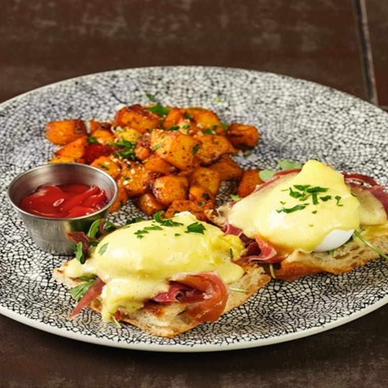 Savor Our Eggs Benedict